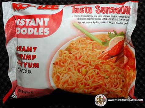 1270 Ko Lee Instant Noodles Taste Sensation Creamy Shrimp Tom Yum Flavour The Ramen Rater