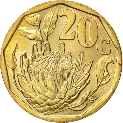 Twenty Cents, Coin Type from South Africa (showing photos) - Online ...