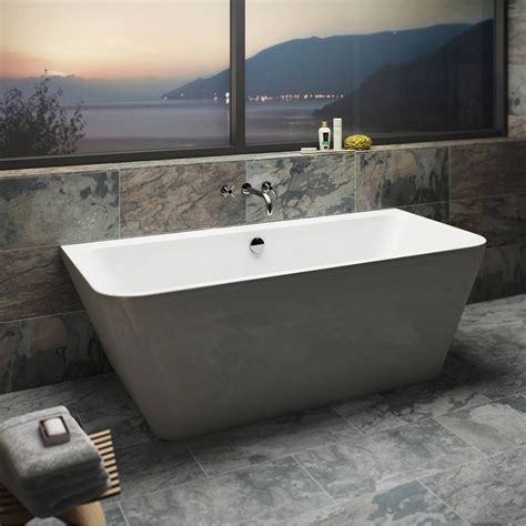 Verso Back To Wall Bath Now £49900 Back To Wall Bath Free