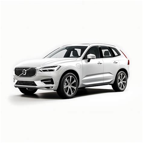 Premium Ai Image Car Isolated On White Background Volvo Xc60 White Car Blank Clean On White