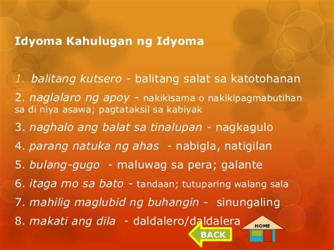 10 Halimbawa Ng Mga Idyoma At Kahulugan Nito Images And Photos Finder