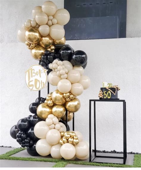 Black gold balloons birthday decorations balloons black gold etsy – Artofit