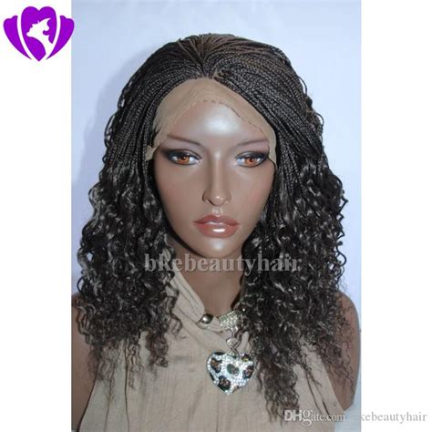 Short Box Braids Wig 16 Handmade Lace Front Wig Heat Resistant