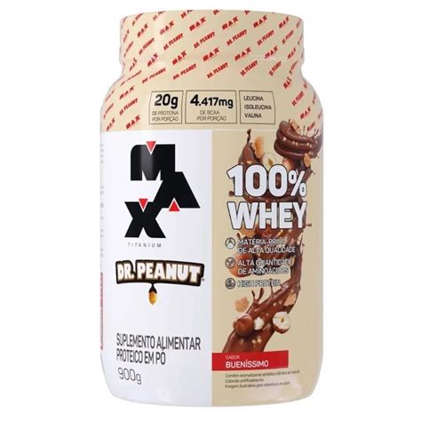 Whey Protein Max Titanium Dr Peanut Buen Ssimo G Centauro