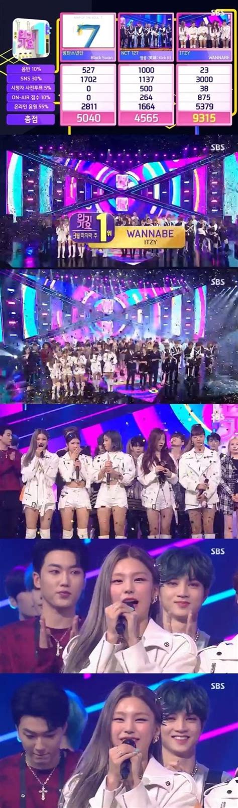 인기가요 Itzy 1위·5관왕컴백 강다니엘·옹성우→굿바이 Nct127·빅톤 종합 네이트 연예