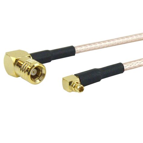 RA MMCX Plug Male To RA SMB Plug Male Cable RG316 Coax Up To 3 GHz