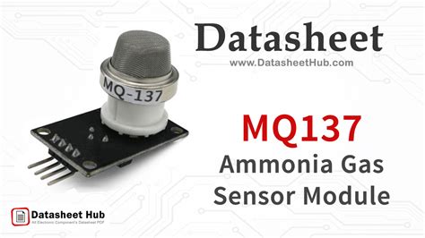 MQ137 Ammonia Gas Sensor Module - Datasheet Hub