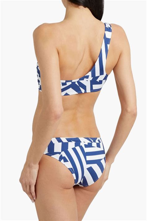 Solid Striped The Desi Printed Low Rise Bikini Briefs The Outnet