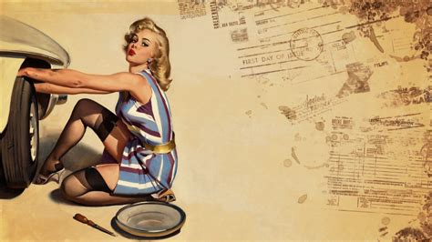 Pin Up Hd Wallpaper Wallpapersafari