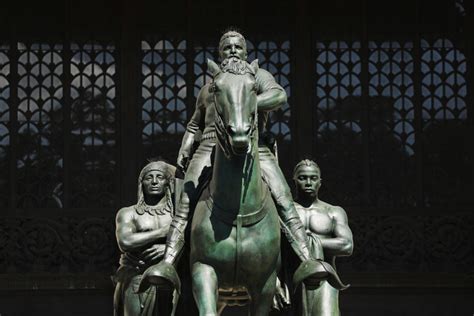 Controversial Teddy Roosevelt Statue Outside Natural History Museum