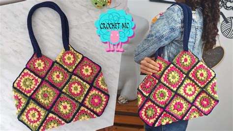 Bolso Crochet Paso A Paso Con Granny Shop