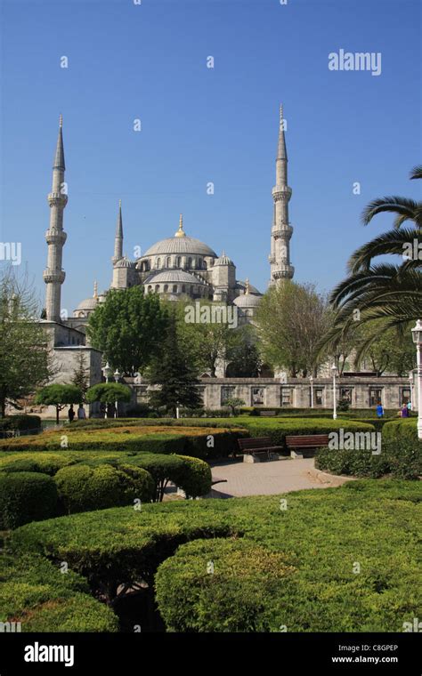 Istanbul Turkey Traveling Tourism Mosque Minarets Sultan Ahmet