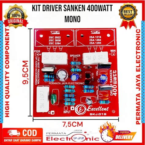 Driver Power Amplifier Sanken Mono Safari Watt Lazada Indonesia