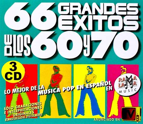 66 Grandes Exitos De Los 60 y 70 Del Pop En Español 3CDs New 64 99