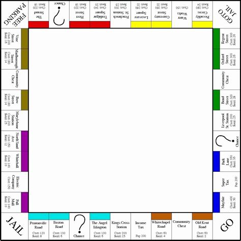 Editable Board Game Template Print The Accessories For Your Board Game