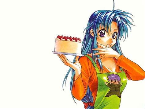 HD wallpaper: Retsu Tateo, full metal panic, girl, apron, cake, white ...