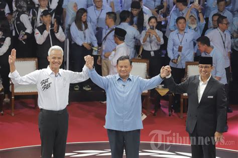 Debat Pertama Calon Presiden Foto Tribunnews