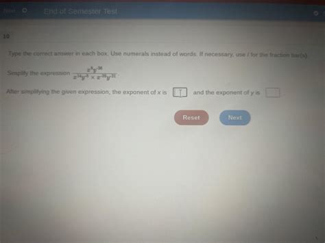 Type The Correct Answer In Each Box Use Numerals Instead Of Words If