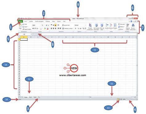 Hoja De Excel Con Sus Partes Sexiz Pix