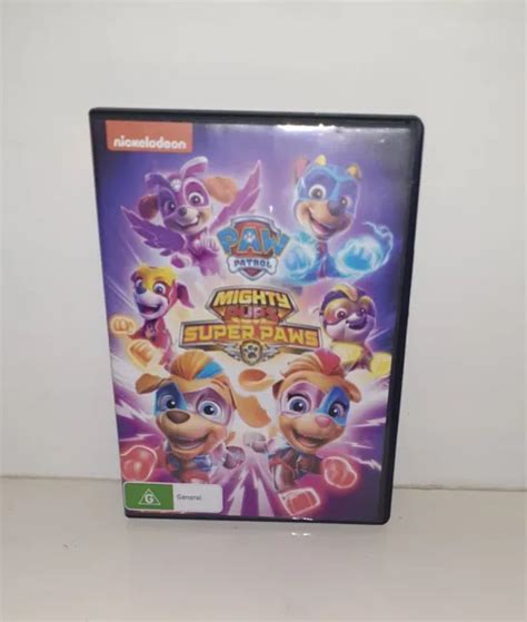 Nickelodeon Paw Patrol Mighty Pups Super Paws Dvd Region 4 Vgc 895