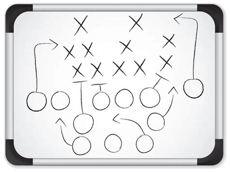 Football Game Plan Stock Vectors Royalty Free Football Game Plan