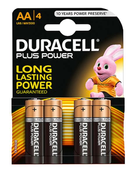 Batterie Duracell Plus Power Mignon Alka Lr6 Aa 15 V 4er Blister