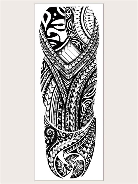 Sheet Mechanical Graphic Tattoo Sticker Tattoo Stickers Polynesian