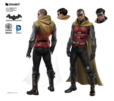 New Batman Arkham Knight Concept Art Unveils Damian Wayne Jim Lee And