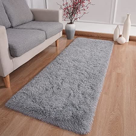 Amazon Maxsoft Soft Shaggy Runner Rug For Bedroom X Feet Indoor