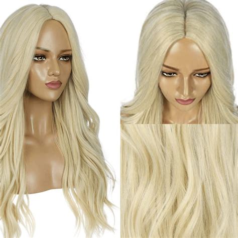 Blonde Bombshell Wig Long Straight Hair With 100 Human Hair And 150