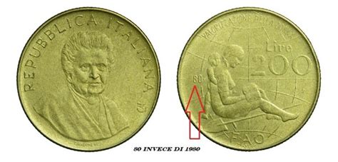 200 LIRE 1980 BENVENUTI NEL MONETEMONDO