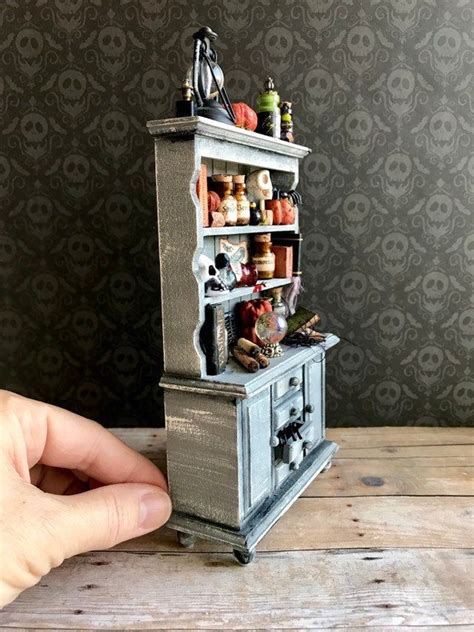 Miniature Halloween Furniture 1 12 Scale Witch Cupboard Artisan