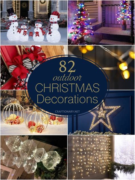 Outdoor Christmas Decorations Ideas Craftionary