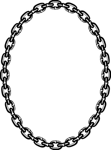 chain frame  vector clipart images  creazillacom