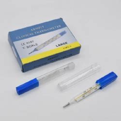 Medical Clinical Oral Armpit Glass Mercury Thermometer