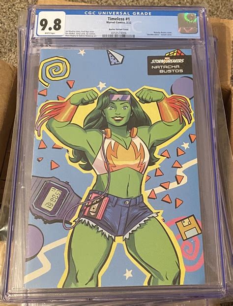 Timeless Bustos Stormbreakers She Hulk Variant Cgc Ebay