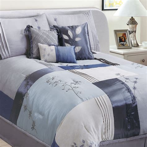 The Beauty Of Blue And Gray Bedding Bedding Ideas