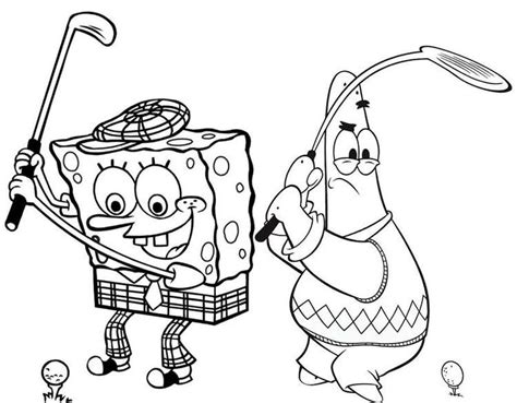 Coloring Pages Free Printable Golf Coloring Pages