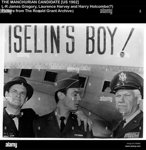 THE MANCHURIAN CANDIDATE L-R, JAMES GREGORY, LAURENCE HARVEY, HARRY ...