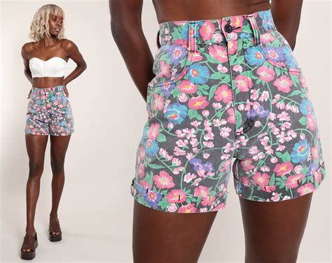 High Waisted Floral Shorts