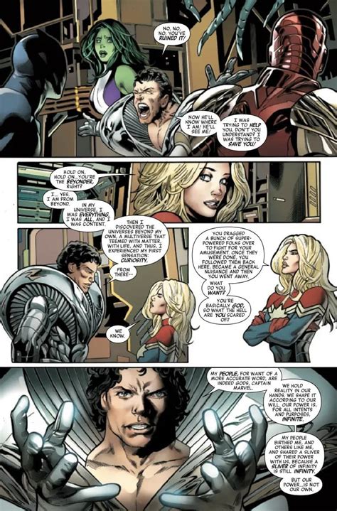 Avengers Beyond 1 Preview A Warning From Beyond