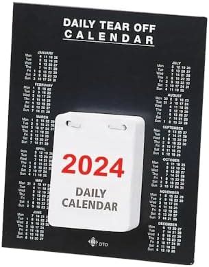 Operitacx Miniature Desk Calendar 2025 Tear Off Calendar Tear Off Pages