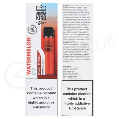 Watermelon Ice Aroma King Disposable Vape