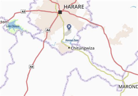 MICHELIN Chitungwiza map - ViaMichelin