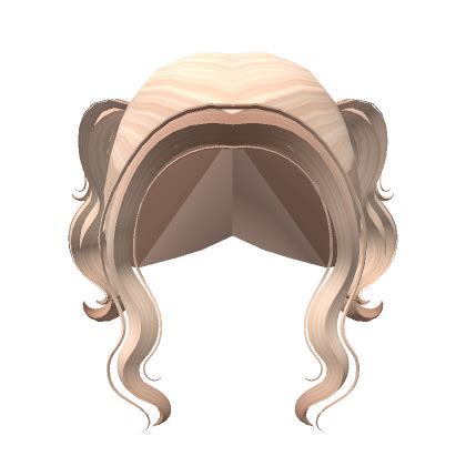 ୨୧ cute blonde short curly pigtails Roblox Item Rolimon s