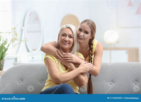 Mother And Her Adult Daughter Spending Time Together Stock Image