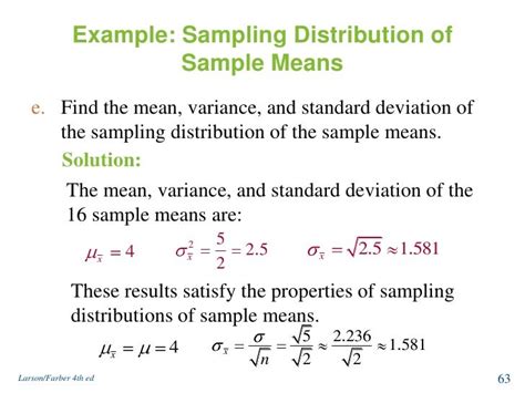 Normal Distribution And Sampling Distribution