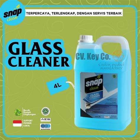 Jual KODE N16R SNAP CLEAN Cairan Pembersih Kaca Glass Cleaner 4liter