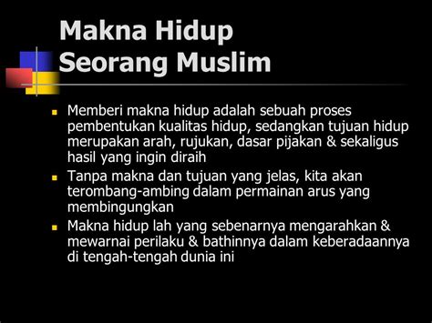 Tujuan Hidup Dalam Pandangan Islam