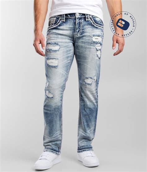 Rock Revival Fincher Straight Stretch Jean Mens Jeans In Fincher